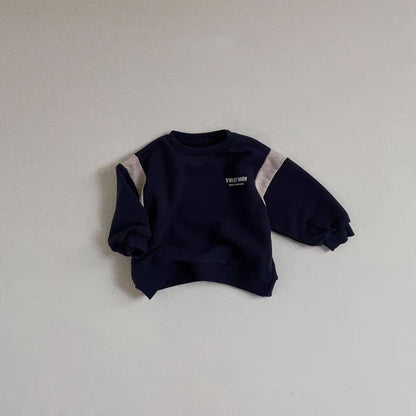 Baby Children's Korean-style Patchwork Sweater