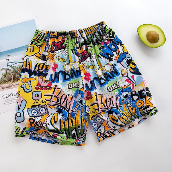 Beach Children's Shorts Cropped Loose Summer Thin