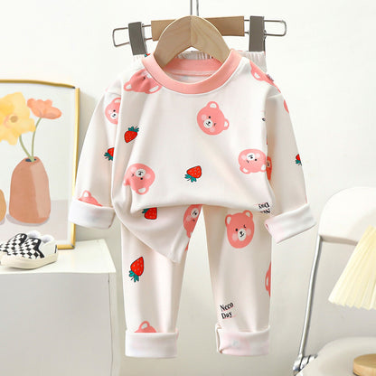 Kids Two-piece Warm Pajamas