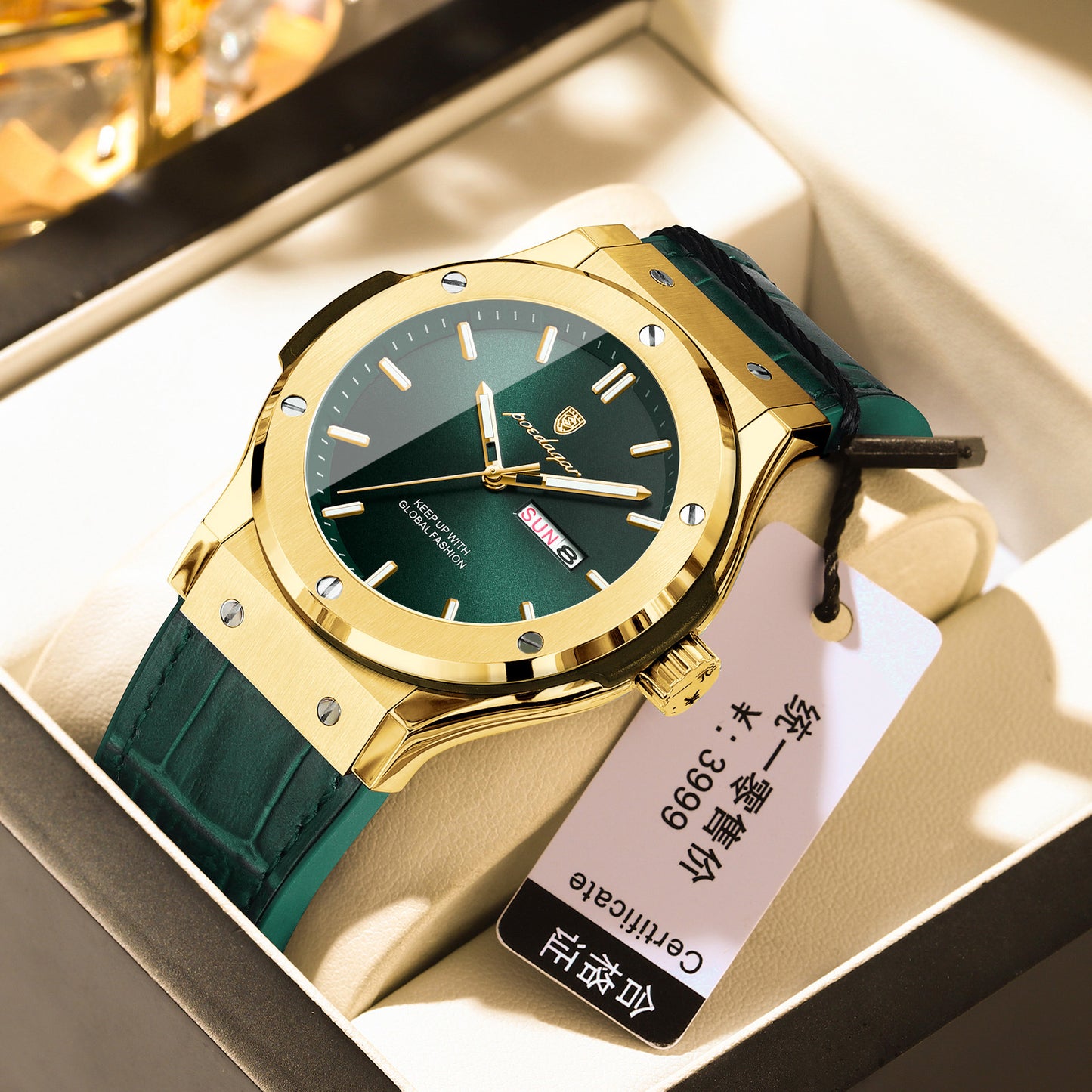 Poedagar Waterproof Luminous Quartz Watch