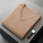 Middle-aged V-neck Vest Sleeveless Sweater