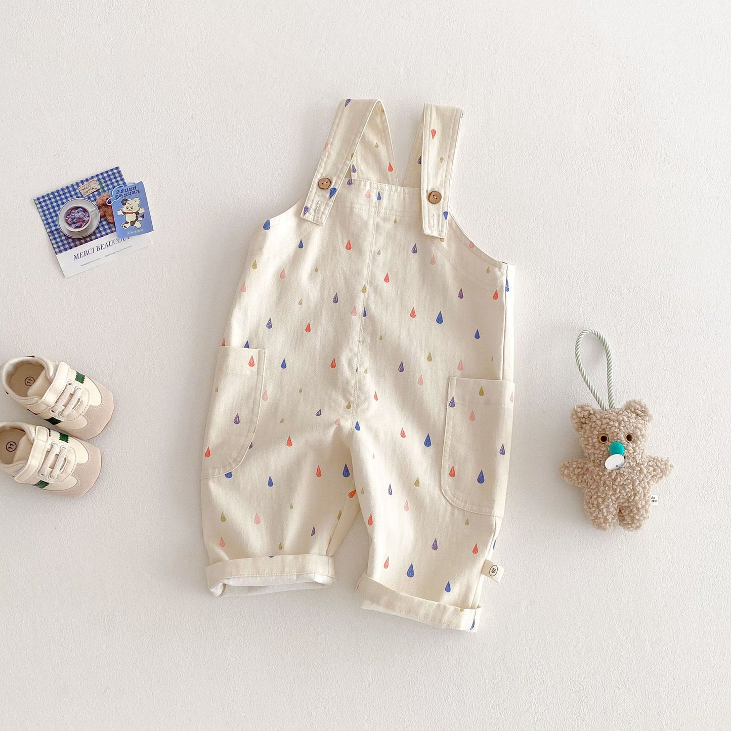 Boys And Girls Fashion Striped Polka Dot Pants
