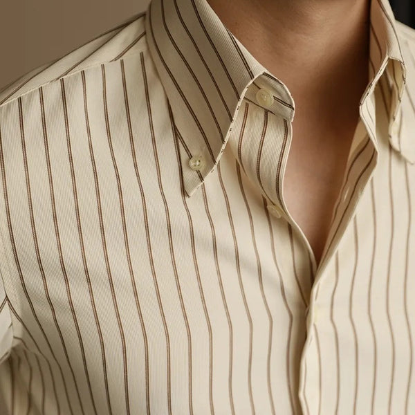 Men's Slim-Fit Non-Iron Dress Shirt