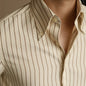Men's Business Non-ironing Slim-fit Gentleman Versatile Fashion Pointed Buckle Collar Shirt