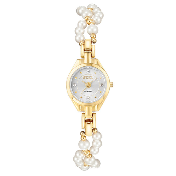 Montre décontractée élégante pour femme avec bracelet en acier