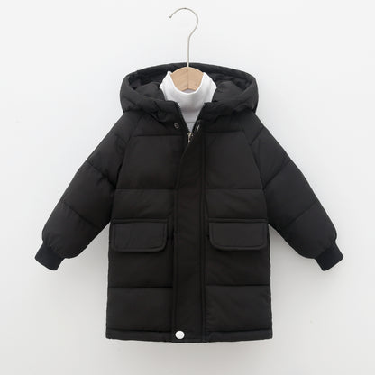 Children's Cotton Hooded Thickened Jacket