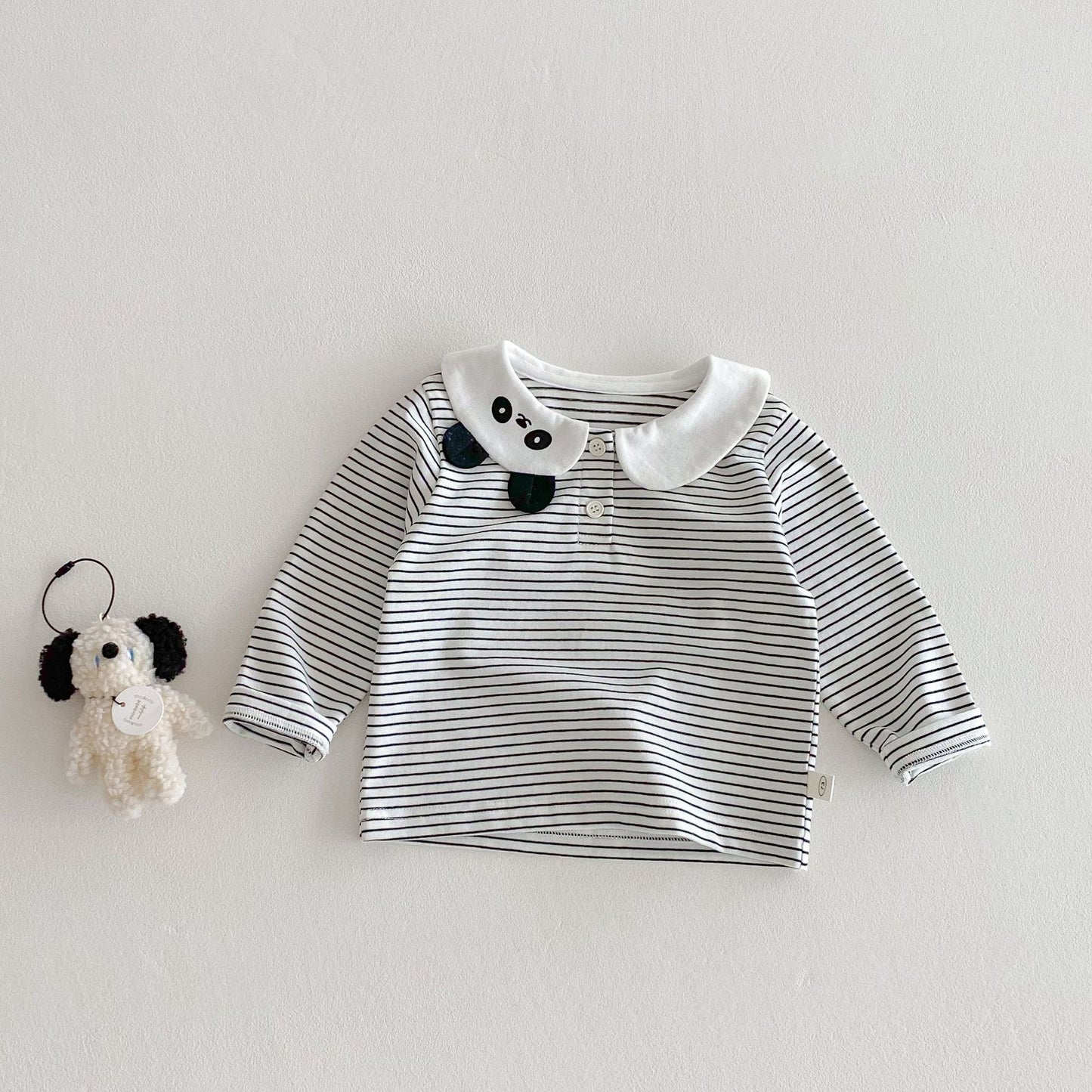 Girls Striped Bottoming Shirt 0-5 Years