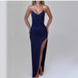 Sexy V-neck Sleeveless Tube Top Dress