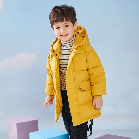 Children's Cotton Hooded Thickened Jacket