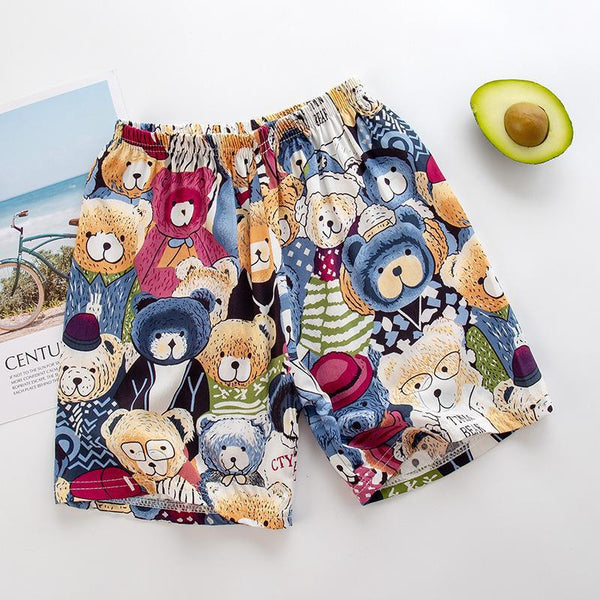 Beach Children's Shorts Cropped Loose Summer Thin