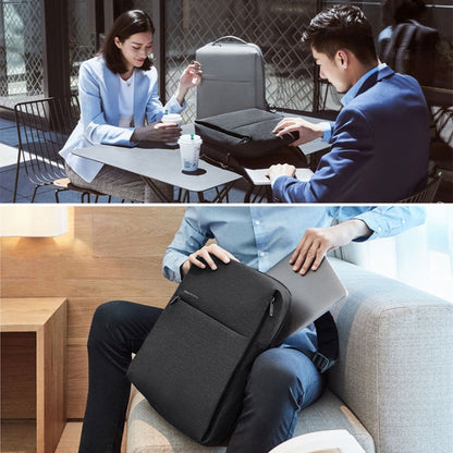 Original Xiaomi Waterproof Simple Backpack Laptop Bag for 15.6 inch Laptop(Dark Gray)
