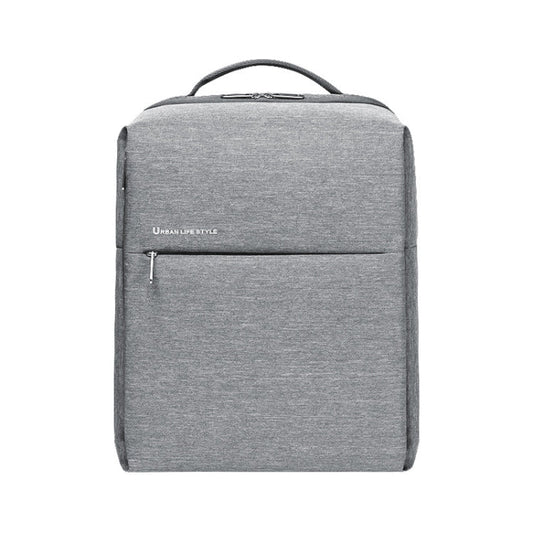 Original Xiaomi Waterproof Simple Backpack Laptop Bag for 15.6 inch Laptop(Light Grey)