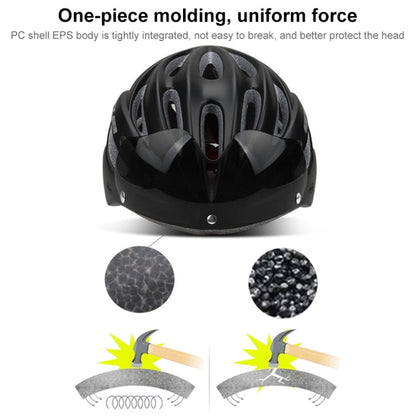 GUB K80 Plus Bike Helmet With Visor And Goggles(Gradient Blue)