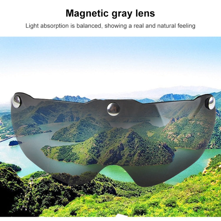 Casque de vélo GUB K80 Plus avec visière et lunettes (violet dégradé)