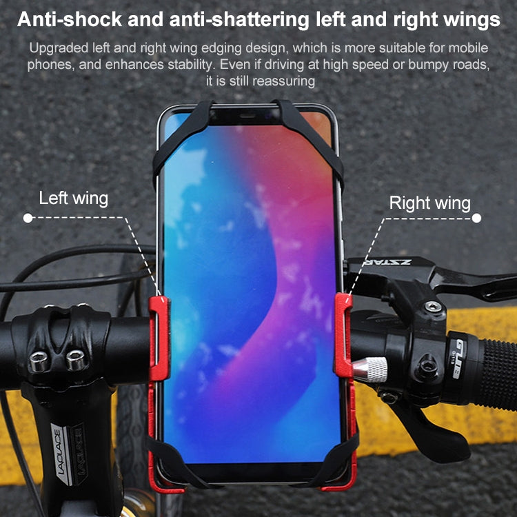 GUB P10 Aluminum Bike Phone Holder(Titanium Color)