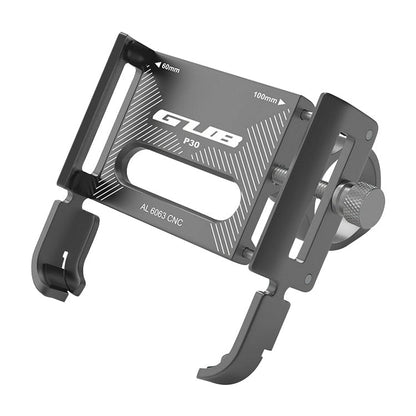 Support de téléphone pour vélo en aluminium GUB P30 (couleur Titane)