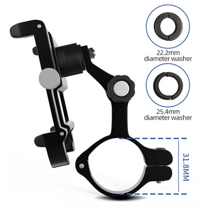 GUB Plus 11 Rotatable Bicycle Phone Holder(Black)