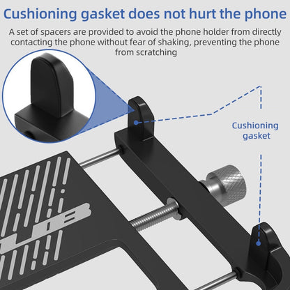 GUB Plus 11 Rotatable Bicycle Phone Holder(Black)
