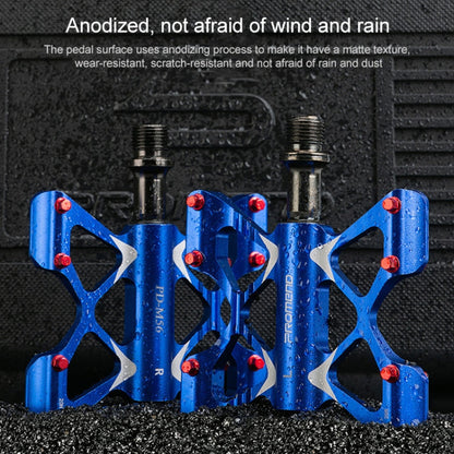 PROMEND PD-M56 1 Pair Mountain Bicycle Aluminum Alloy 3-Bearings Pedals (Gold)