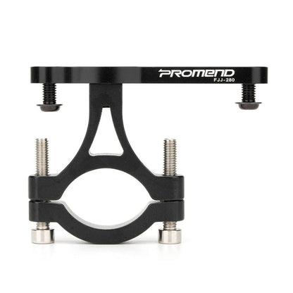 PROMEND FJJ-280N Adaptateur de selle en alliage d'aluminium CNC pour porte-bidon (Noir)