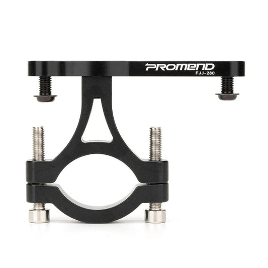 PROMEND FJJ-280N Adaptateur de selle en alliage d'aluminium CNC pour porte-bidon (Noir)