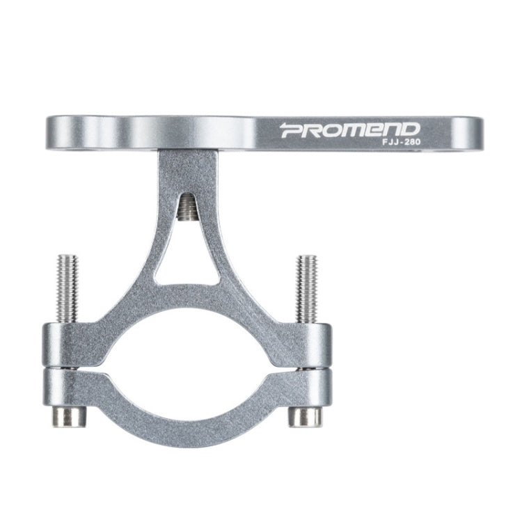 PROMEND FJJ-280N Adaptateur de Selle de Vélo en Alliage d'Aluminium CNC pour Porte-Bidons (Couleur Titane)