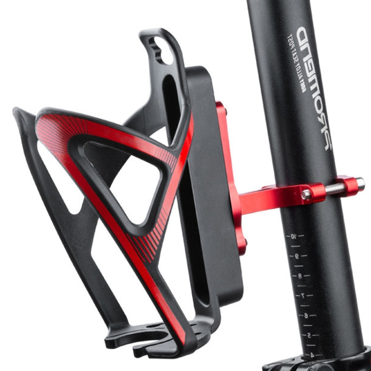 PROMEND FJJ-280N Adaptateur de Selle de Vélo en Alliage d'Aluminium CNC pour Porte-Bidons (Couleur Titane)