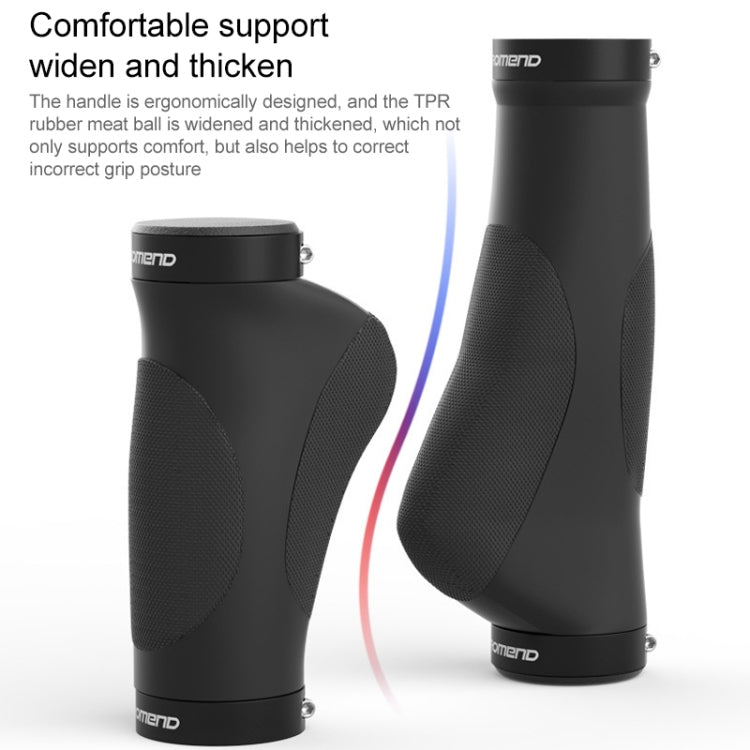 PROMEND GR-506 1 Paire Revêtement en Caoutchouc Ergonomique pour Poignées de Vélo (130mm+130mm)