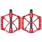 PROMEND PD-M52C 1 Pair Bicycle Aluminum Alloy + Carbon Fiber Tube Bearing Pedals (Red)
