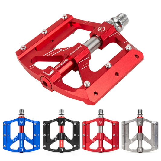 PROMEND PD-M88 1 Pair Mountain Bicycle Aluminum Alloy 3-Bearings Pedals (Black)