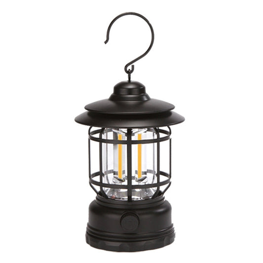 AOTU YT1030 Outdoor Retro Camping Light Emergency Hand Lamp(Black)