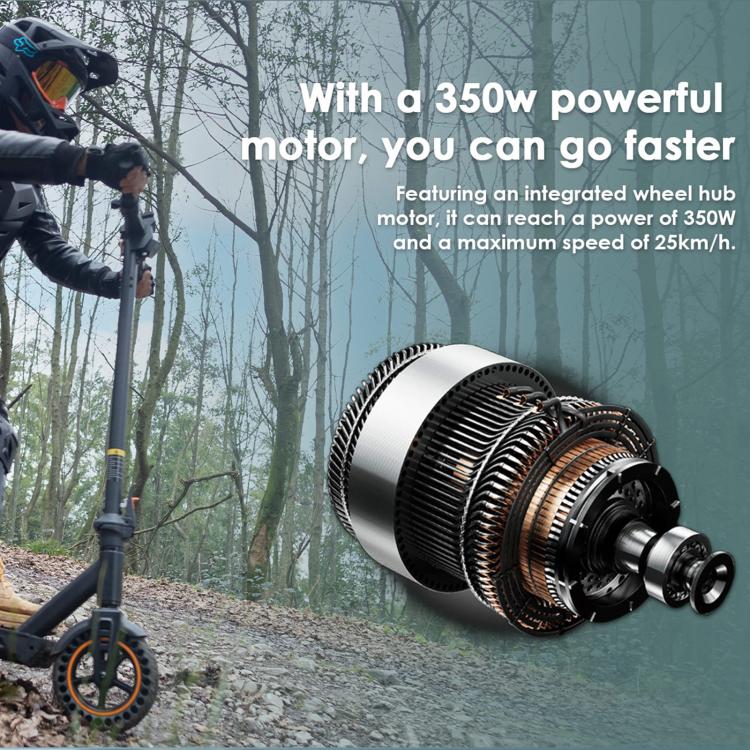 [Entrepôt UE] Trottinette électrique pliable tout-terrain Kukirin S1 Max 350W trois vitesses avec pneus en nid d'abeille de 8 pouces