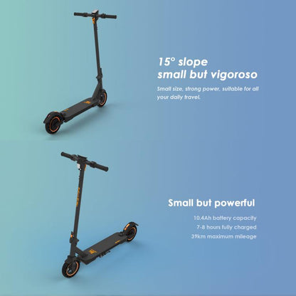 [Entrepôt UE] Trottinette électrique pliable tout-terrain Kukirin S1 Max 350W trois vitesses avec pneus en nid d'abeille de 8 pouces