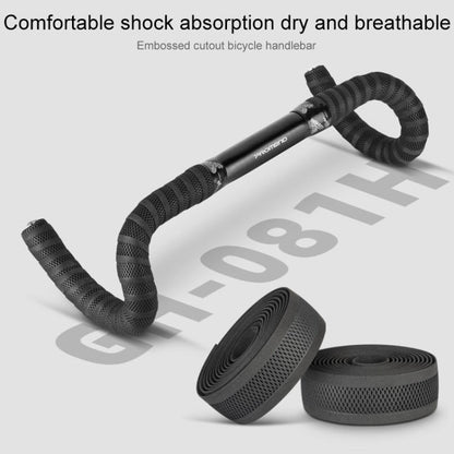 PROMEND GR-081H 1 Pair Embossed Hollow Antiskid Bicycle Grips Tape