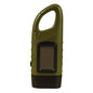 Lampe de poche d'urgence à LED à manivelle solaire extérieure AOTU AT5503 (Vert armée)
