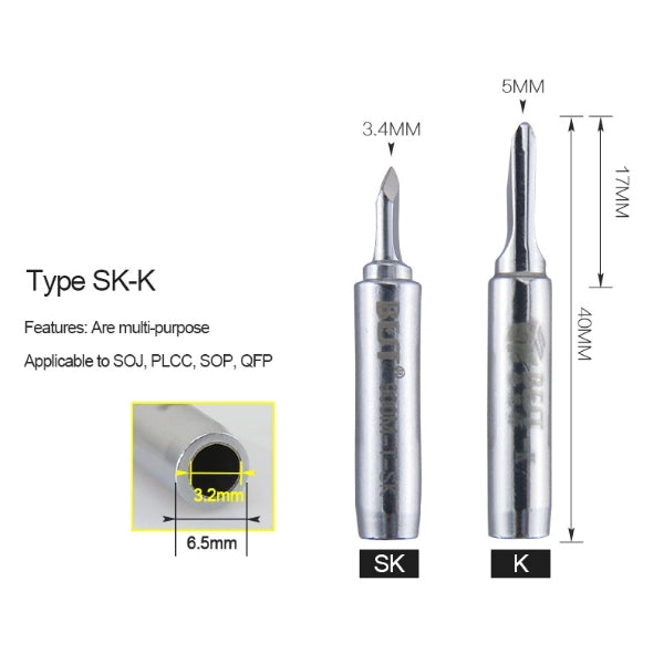10 PCS BEST Lead Free Series Soldering Tip Welding Contact Head 900M-T-SK