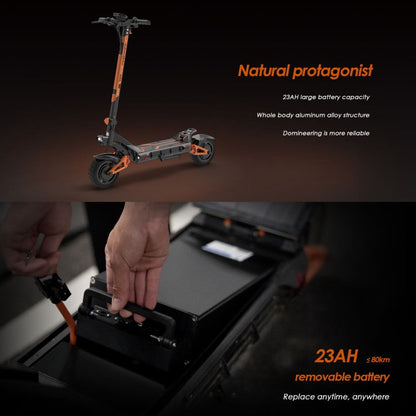 [EU Warehouse] Kukirin G3 Pro 10 inch Tires 2400W 52V 23.4AH Three-speed Folding Electric Offroad Scooter with LED Display