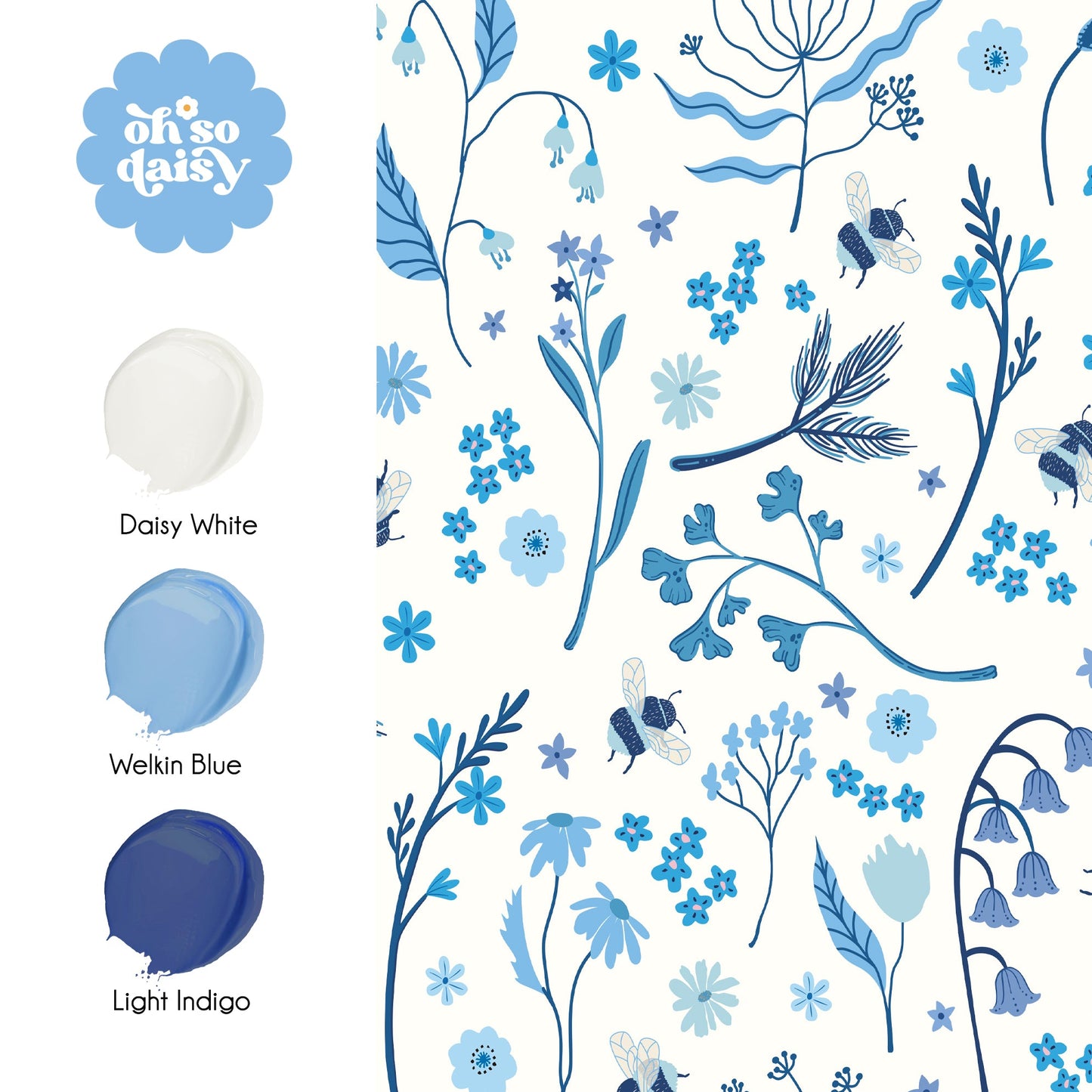 BUMBLEBEE CHINOISERIE WALLPAPER