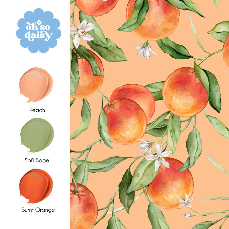 GIARDINA D'AMALFI PEACH WALLPAPER