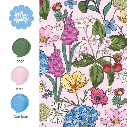 IN BLOOM - BALLET PINK WALLPAPER