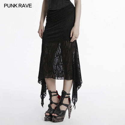 Punk Rave Arti Fishtail Skirt