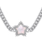 Odette Moonstone Spiky Star Choker Necklace | 925 Sterling Silver