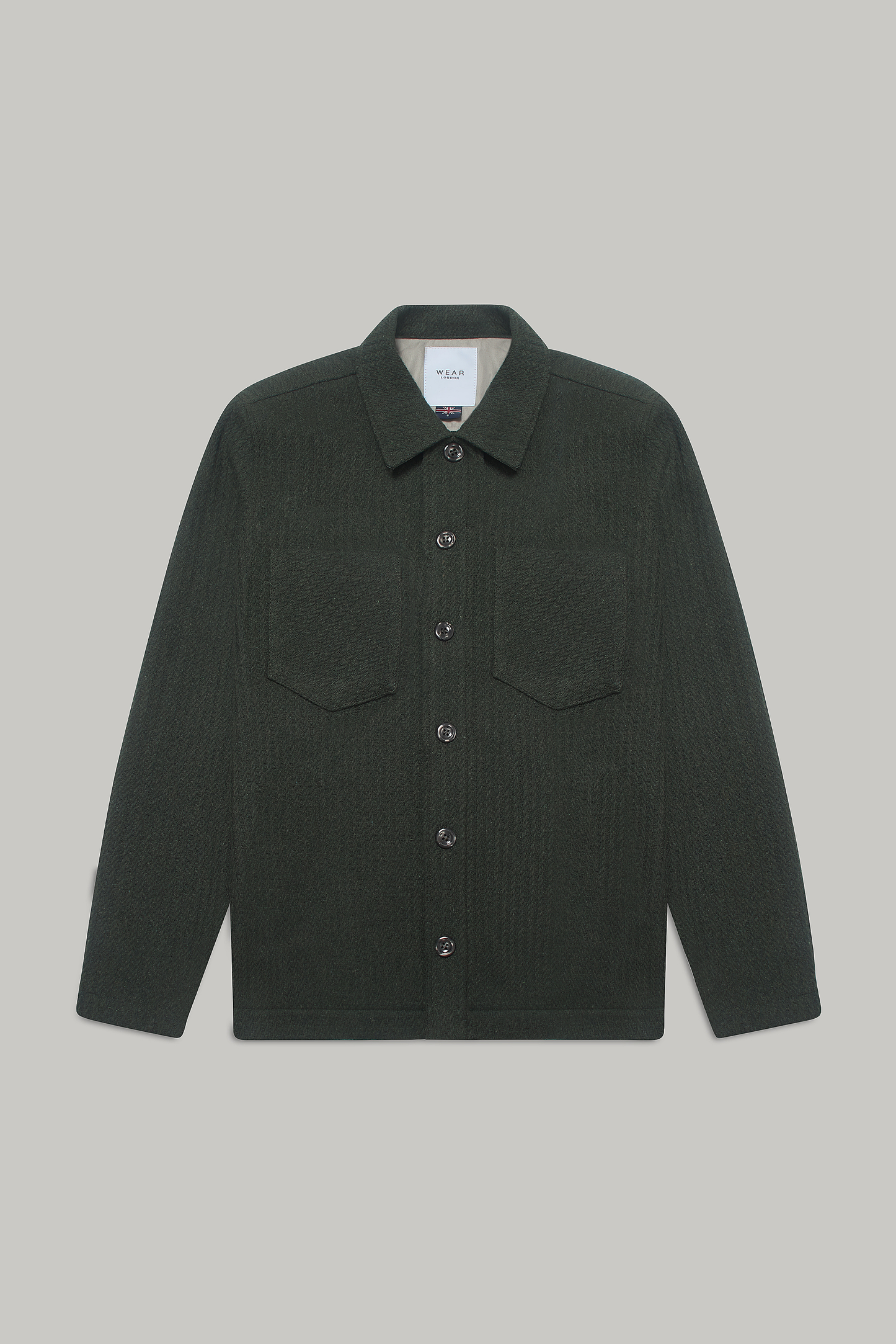 Bart Overshirt - Olive Waffle