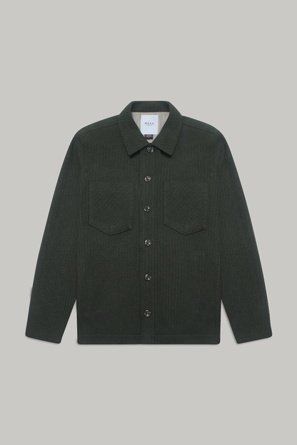 Bart Overshirt - Olive Waffle