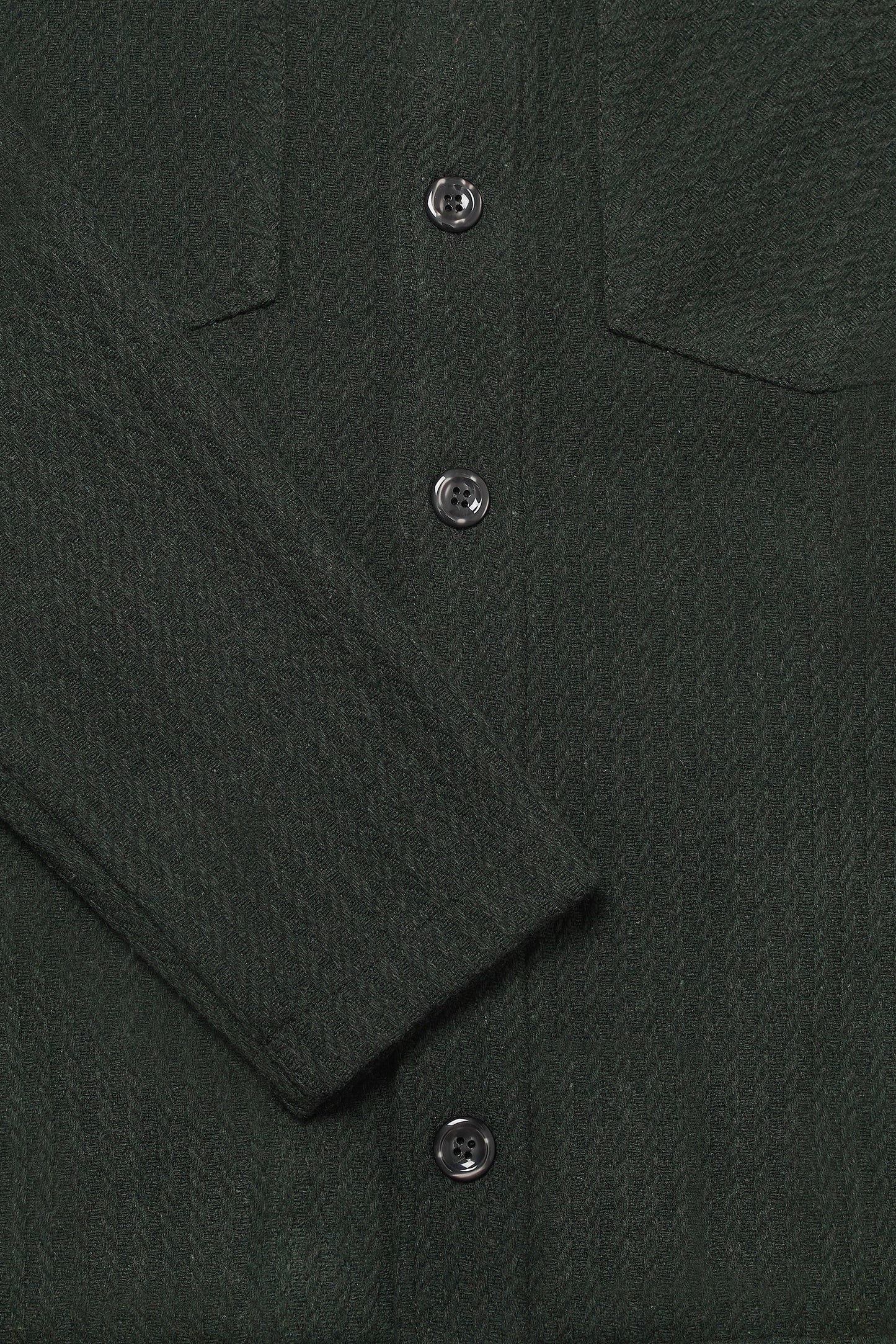 Bart Overshirt - Olive Waffle