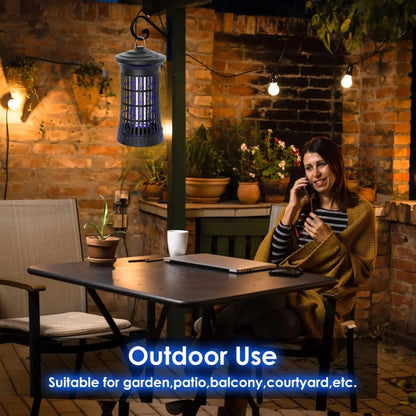 Senelux Mosquito Killer Lamp 4500V Fly Zapper 20W Insect Mosquito Trap with UV Light Bug Zapper 100m³ Coverage for Indoor Garden Outdoor