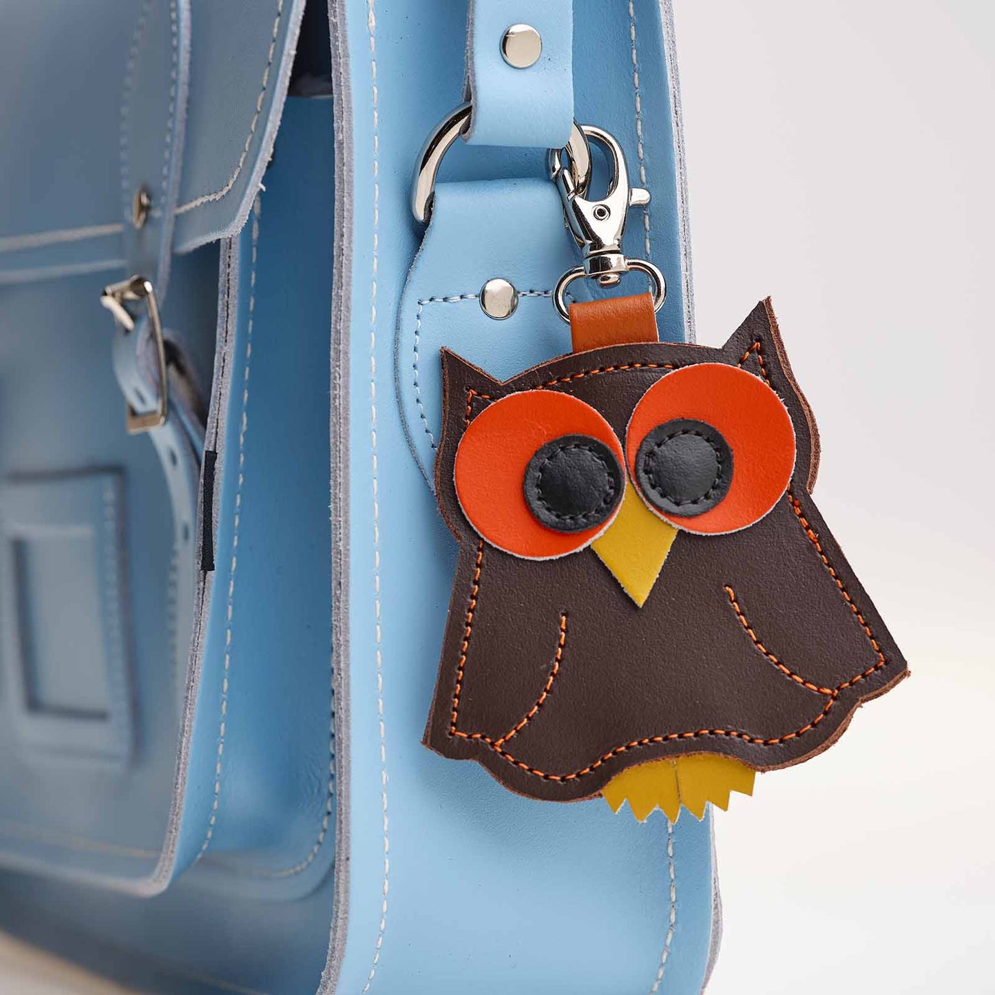Porte-clés hibou – Marron foncé