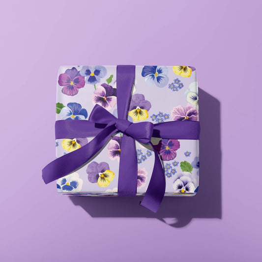 PANSY PARTY GIFT WRAP SHEET