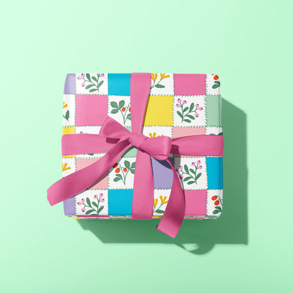 PATCHWORK QUILT GIFT WRAP SHEET