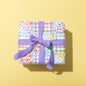 PATCHWORK GINGHAM GIFT WRAP SHEET